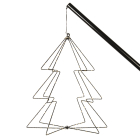 Lumineo Kerstfiguur vlaggenstok | Kerstboom (192 MicroLEDs, 50 x 60 cm, Inclusief stok) 491641 K151000654 - 2