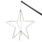 Lumineo Kerstfiguur vlaggenstok | Ster | Ø 60 cm (192 Micro leds, Inclusief stok) 491640 K151000656 - 7
