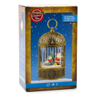 Lumineo Kerstlantaarn | Lumineo | Kerstman en sneeuwpop op slee | 23.7 cm (Led, Batterijen, Timer) 488912 K150303183 - 4