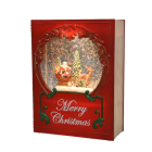 Lumineo Kerstlantaarn boek met kerstman | Lumineo | 21 cm (LED, Batterijen) 485768 K151000098 - 2