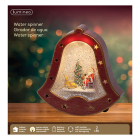 Lumineo Kerstlantaarn klok met kerstman | Lumineo | 20 cm (Led, Batterijen) 489052 K151200172 - 3