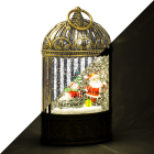 Lumineo Kerstlantaarn met kerstman en sneeuwpop | Lumineo | 23.7 cm (Led, Batterijen, Timer) 488912 K150303183 - 1