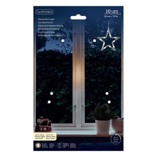 Lumineo Kerstster met verlichting | Lumineo |  Ø 17 cm (20 leds, Warm wit, Binnen) 489604 K151001783 - 2