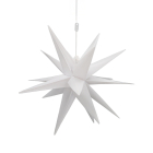Kerstster met verlichting | Lumineo | Ø 40 cm (Led, Binnen/buiten, Wit)