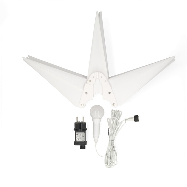 Lumineo Kerstster met verlichting | Lumineo | Ø 60 cm (Led, Binnen/buiten, Wit) 490703 K151200166 - 2