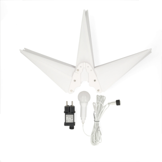 Lumineo Kerstster met verlichting | Lumineo | Ø 60 cm (Led, Binnen/buiten, Wit) 490703 K151200166 - 2