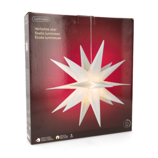 Lumineo Kerstster met verlichting | Lumineo | Ø 60 cm (Led, Binnen/buiten, Wit) 490703 K151200166 - 3