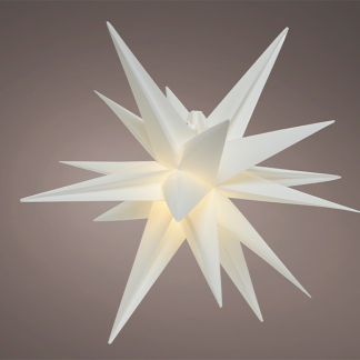 Lumineo Kerstster met verlichting | Lumineo | Ø 75 cm (6 leds, Timer, Binnen/Buiten) 490723 K151200167 - 1
