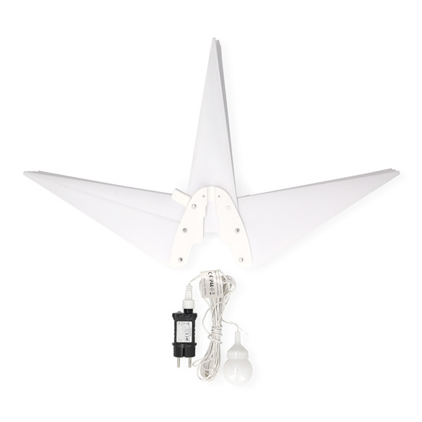 Lumineo Kerstster met verlichting | Lumineo | Ø 75 cm (6 leds, Timer, Binnen/Buiten) 490723 K151200167 - 2