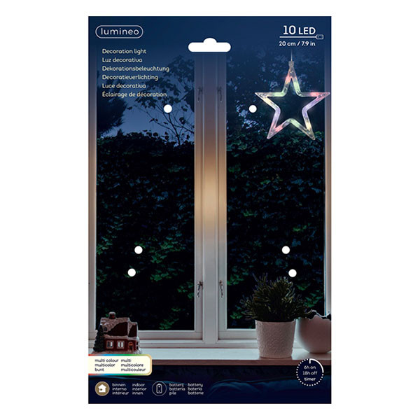 Lumineo Kerstster met verlichting | Lumineo | 17 cm (10 leds, Binnen) 481207 K151001767 - 2
