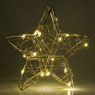 Lumineo Kerstster met verlichting | Lumineo | 20 x 19 cm (15 Micro LEDs, Binnen) 486662 K151000666 - 