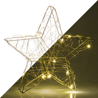 Lumineo Kerstster met verlichting | Lumineo | 20 x 19 cm (15 Micro LEDs, Binnen) 486662 K151000666 - 