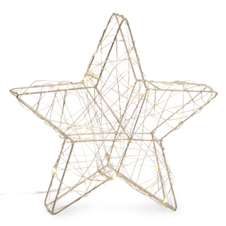 Lumineo Kerstster met verlichting | Lumineo | 20 x 19 cm (15 micro leds, Binnen) 486662 K151000666 - 5
