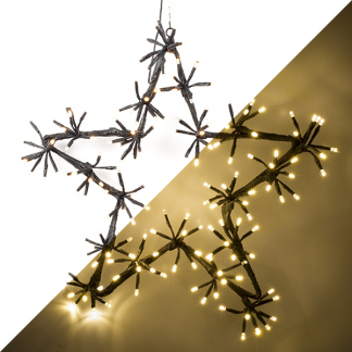 Lumineo Kerstster met verlichting | Lumineo | 43 x 48 centimeter (160 LEDs, Binnen/Buiten, Extra warm wit) 493476 K150302937 - 