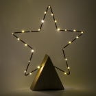 Lumineo Kerstster op voet | Lumineo | 27 x 30 cm (27 LEDs, 5-punts, Binnen) 487114 K150304012 - 3