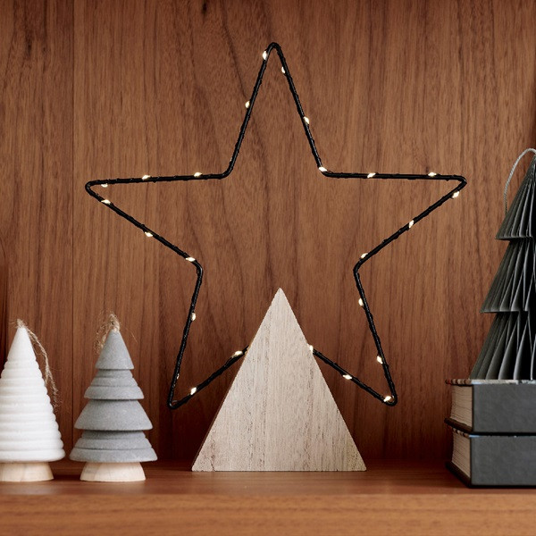 Lumineo Kerstster op voet | Lumineo | 27 x 30 cm (27 leds, 5-punts, Binnen) 487114 K150304012 - 4