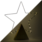 Kerstster op voet | Lumineo | 41.5 x 47 cm (35 leds, 5-punts, Binnen)