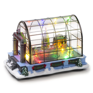 Lumineo Kersttafereel | Lumineo | Kas (8 leds, Bewegend) 485171 K150303424