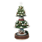 Lumineo Kersttafereel kerstboom | Lumineo | 24.5 x 49 cm (35 leds, Warm wit, Binnen) 487855 K151200176 - 2