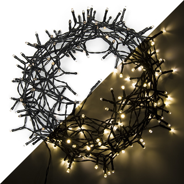 Lumineo Kerstverlichting op batterijen | 15 meter | Lumineo (192 leds, Timer, 8 lichtfuncties, Binnen/Buiten, Warm wit) 497161 K151000528 - 1