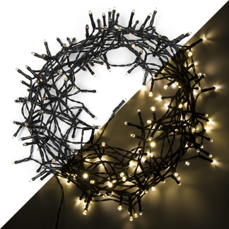 Lumineo Kerstverlichting op batterijen | 15 meter | Lumineo (192 leds, Timer, 8 lichtfuncties, Binnen/Buiten, Warm wit) 497161 K151000528 - 1