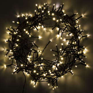 Lumineo Kerstverlichting op batterijen | 15 meter | Lumineo (192 leds, Timer, 8 lichtfuncties, Binnen/Buiten, Warm wit) 497161 K151000528 - 3