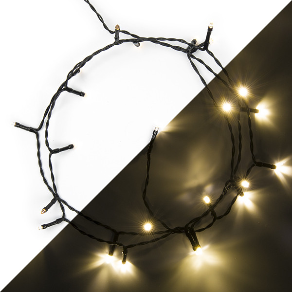 Lumineo Kerstverlichting op batterijen | 2.25 meter | Lumineo (24 leds, Timer, 8 lichtfuncties, Binnen/Buiten, Warm wit) 497101 K151000530 - 1