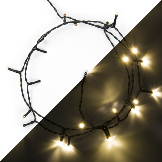 Lumineo Kerstverlichting op batterijen | 2.25 meter | Lumineo (24 leds, Timer, 8 lichtfuncties, Binnen/Buiten, Warm wit) 497101 K151000530