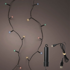 Lumineo Kerstverlichting op batterijen | 4 meter | Lumineo | Duracharge (50 leds, Oplaadbaar, Timer, Binnen/Buiten, Gekleurd) 490280 K151200149 - 1
