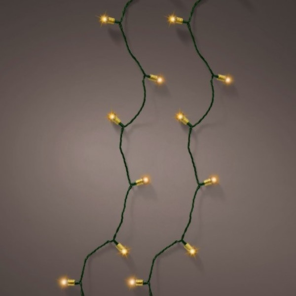 Lumineo Kerstverlichting op batterijen | 5.4 meter | Lumineo (50 leds, Timer, Dimmer, Binnen, Warm wit) 488833 K151200059 - 2