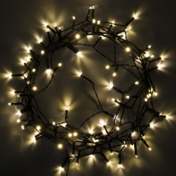 Lumineo Kerstverlichting op batterijen | 7.6 meter | Lumineo (96 leds, Timer, 8 lichtfuncties, Binnen/Buiten, Warm wit) 497141 K151000533 - 3