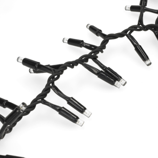 Lumineo Koppelbare kerstverlichting | Cluster | Lumineo | Pro-Lights | 5 meter (200 leds, Buiten, Extra warm wit, Zwart snoer) 493710 K151200135 - 6