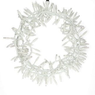 Lumineo Koppelbare kerstverlichting | Cluster | Lumineo | Pro-Lights | 5 meter (200 leds, Buiten, Warm wit, Wit snoer) 493711 K151200136 - 2