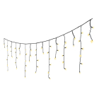 Lumineo Koppelbare kerstverlichting | IJspegel | Lumineo | Pro-Lights | 3.6 meter (96 leds, Buiten, Extra warm wit, Zwart snoer) 493714 K151200138 - 1