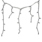 Lumineo Koppelbare kerstverlichting | IJspegel | Lumineo | Pro-Lights | 3.6 meter (96 leds, Buiten, Extra warm wit, Zwart snoer) 493714 K151200138 - 2