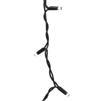 Lumineo Koppelbare kerstverlichting | IJspegel | Lumineo | Pro-Lights | 3.6 meter (96 leds, Buiten, Extra warm wit, Zwart snoer) 493714 K151200138 - 4