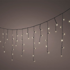 Lumineo Koppelbare kerstverlichting | IJspegel | Lumineo | Pro-Lights | 3.6 meter (96 leds, Buiten, Warm wit, Zwart snoer) 493713 K151200137 - 1