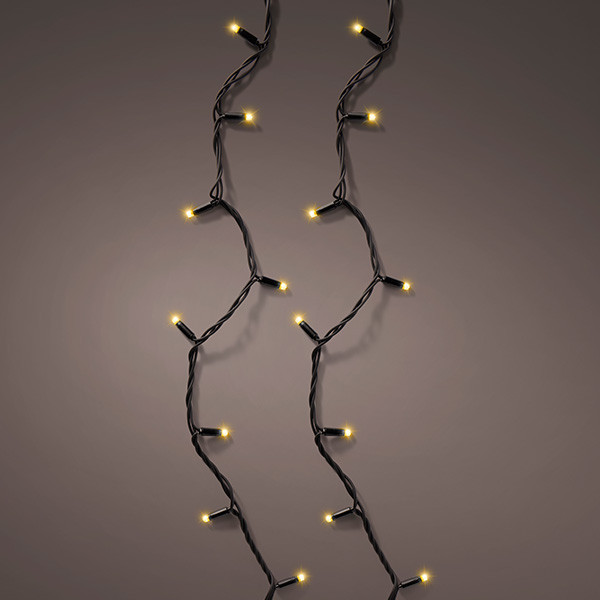 Lumineo Koppelbare kerstverlichting | Standaard | Lumineo | Pro-Lights | 9.5 meter (96 leds, Buiten, Extra warm wit, Zwart snoer) 493706 K151200132 - 4