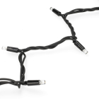 Lumineo Koppelbare kerstverlichting | Standaard | Lumineo | Pro-Lights | 9.5 meter (96 leds, Buiten, Extra warm wit, Zwart snoer) 493706 K151200132 - 5