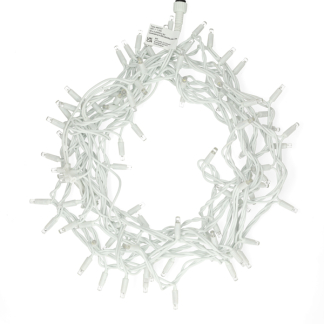 Lumineo Koppelbare kerstverlichting | Standaard | Lumineo | Pro-Lights | 9.5 meter (96 leds, Buiten, Warm wit, Wit snoer) 493707 K151200133 - 2