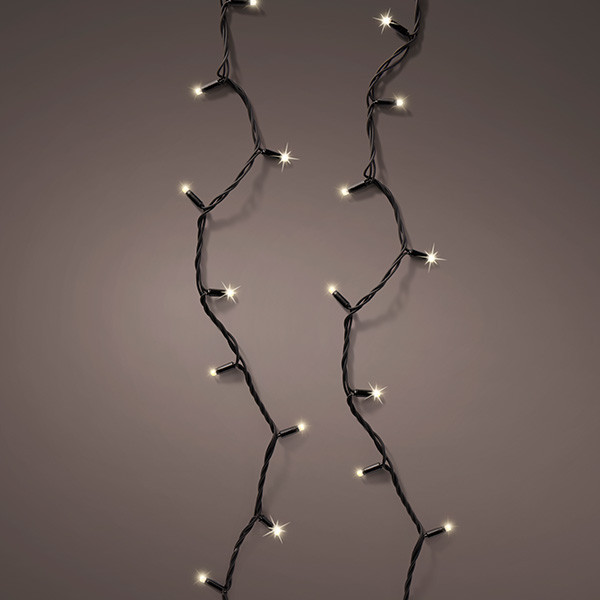 Lumineo Koppelbare kerstverlichting | Standaard | Lumineo | Pro-Lights | 9.5 meter (96 leds, Buiten, Warm wit, Zwart snoer) 493705 K151200131 - 4