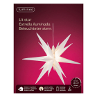 Lumineo Kunststof kerstster | Lumineo | Ø 30 cm (Led, Batterijen, Binnen/buiten, Wit) 490699 K151200164 - 3