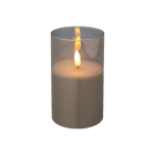 Lumineo LED kaars | 13 cm | Lumineo (In glas, Timer, Smokey) 485351 K151000084 - 2