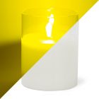 Lumineo LED kaars | 13 cm | Lumineo (In glas, Timer, Wit) 485354 K151000087 - 1
