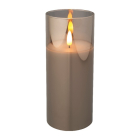 Lumineo LED kaars | 18 cm | Lumineo (In glas, Timer, Smokey) 485353 K151000086 - 2