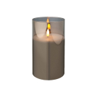 Lumineo LED kaars | 18 cm | Lumineo (In glas, Timer, Smokey) 485359 K151000092 - 2