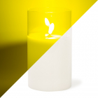 Lumineo LED kaars | 18 cm | Lumineo (In glas, Timer, Wit) 485356 K151000089 - 1