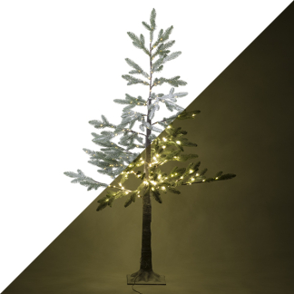 Lumineo LED kerstboom | 1.5 meter (240 LEDs, Besneeuwde dennenboom) 492371 K151000679 - 