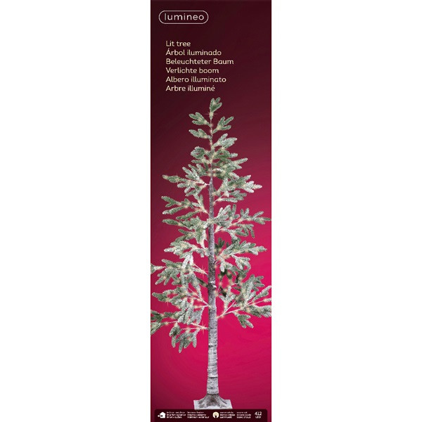 Lumineo LED kerstboom | 2.1 meter (412 LEDs, Besneeuwde dennenboom) 492375 K151000682 - 