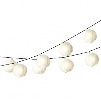 Lumineo Lampionnen slinger | 4.5 meter | Lumineo (10 leds, Solar, Warm wit) 894801 K170202850 - 1